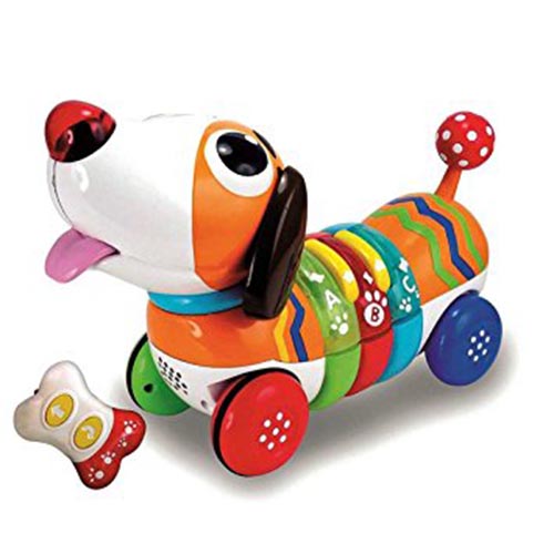 عروسک سگ رنگین کمان کنترلی Winfun